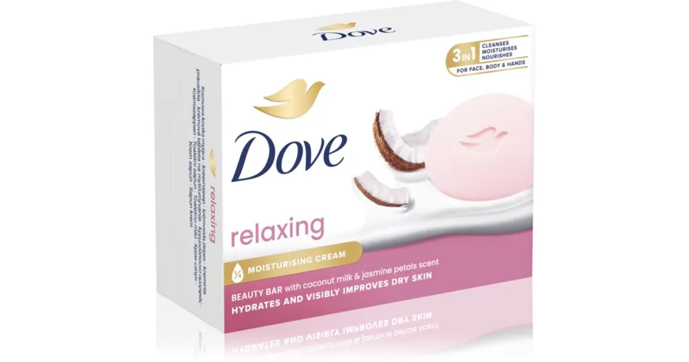 Biztonságos fizetés DoveRelaxing Coconut krémes tisztító tabletta
