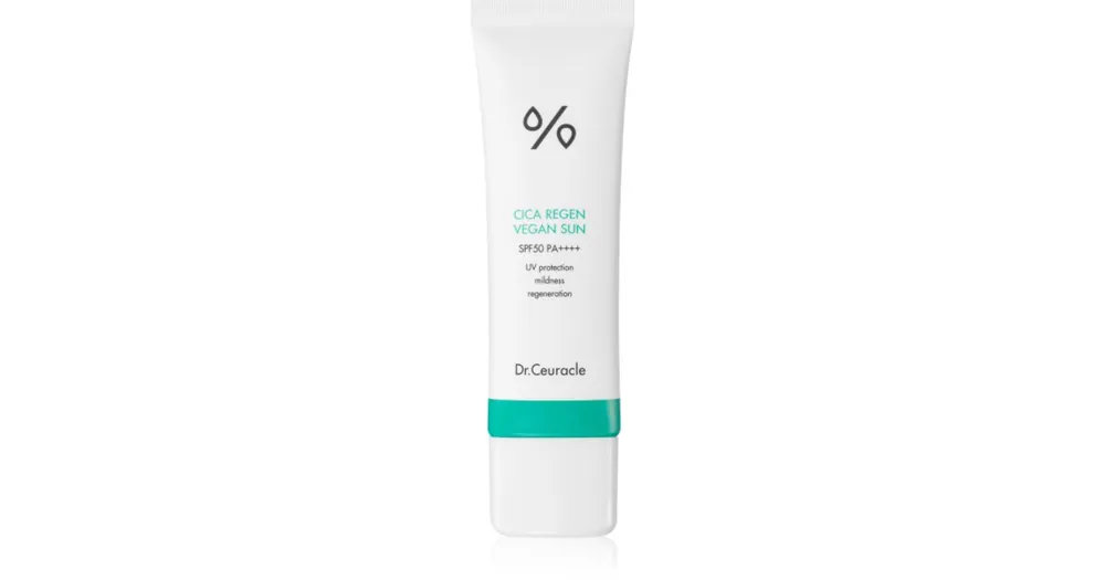 Alacsony ár Dr.CeuracleCica Regen Vegan nyugtató védőemulzió SPF 50+