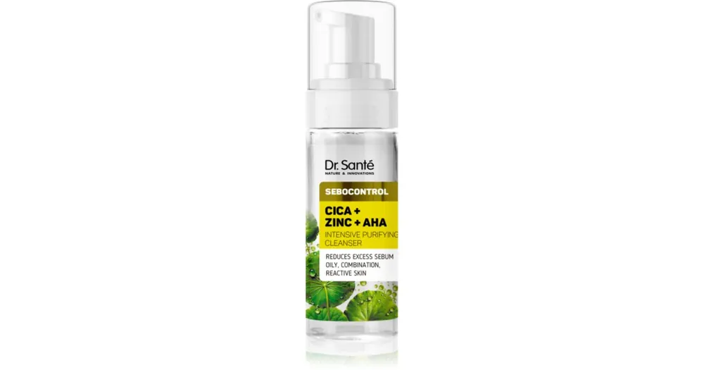 Dr. SantéSebocontrol Cica + Zinc + AHA tisztító emulzió zsíros bőrre Legjobb ár