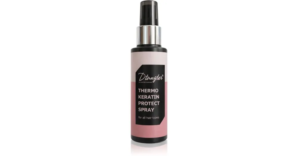 Újdonság DtanglerThermo Keratin Protect Spray védő spray a hajformázáshoz, melyhez magas hőfokot használunk