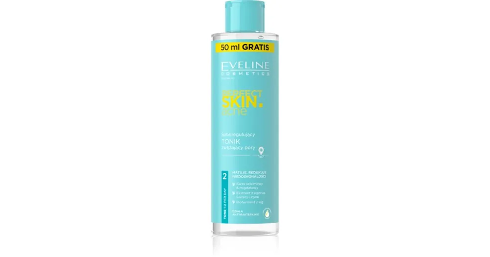 Eveline CosmeticsPerfect Skin .acne tisztító és nyugtató toner Újdonság