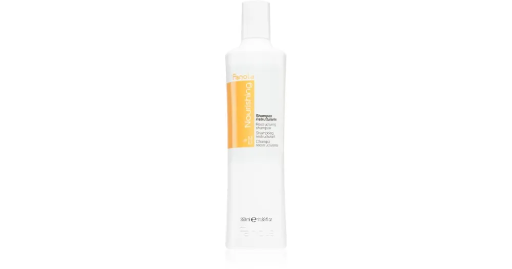 FanolaNourishing Restructuring Shampoo tápláló sampon száraz és sérült hajra Vásárlói kedvenc