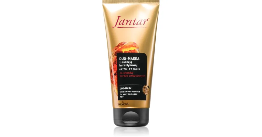 FarmonaJantar Amber Essence helyreállító hajpakolás töredezett, károsult hajra Bestseller