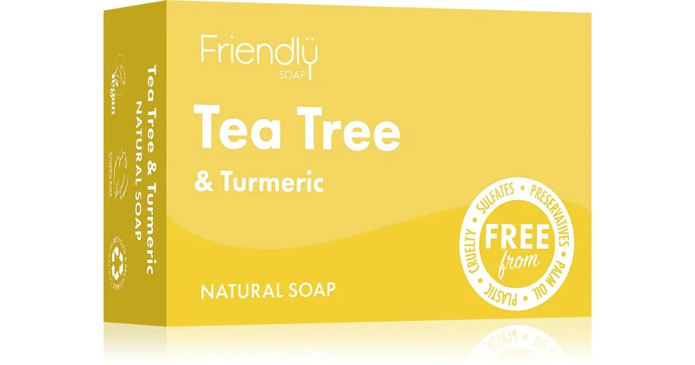 Legjobb ár Friendly SoapNatural Soap Tea Tree & Turmeric természetes szappan