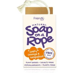 Friendly SoapSoap on a Rope Orange & Grapefruit természetes szappan zsinóron Nézd meg most