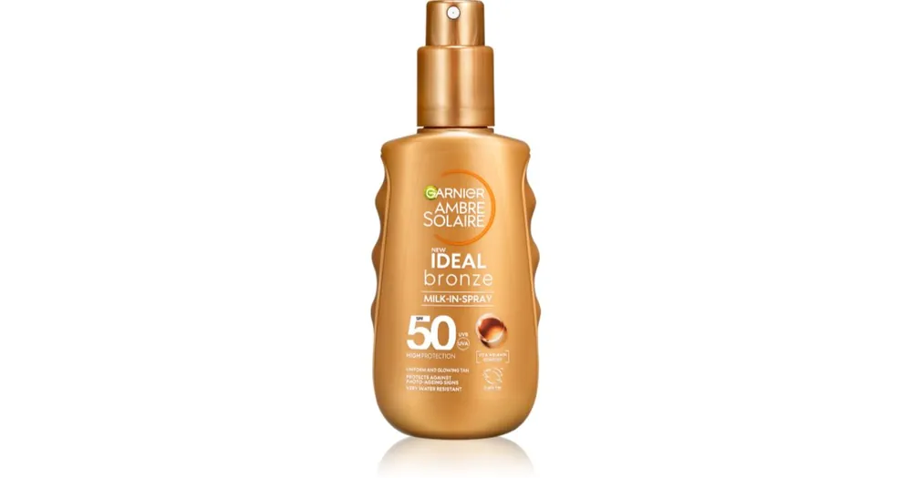 GarnierAmbre Solaire Ideal Bronze Naptej spray formában testre Rendeld meg most
