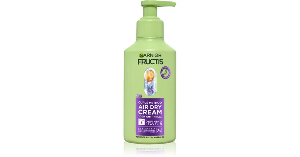 GarnierFructis Curls Method öblítést nem igénylő krém a hullámos és göndör hajra Outlet