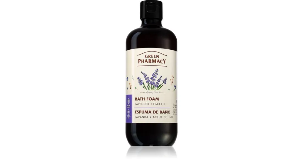 Green PharmacyLavender & Linseed Oil Bath Foam habfürdő levendulával Kedvezményes ár