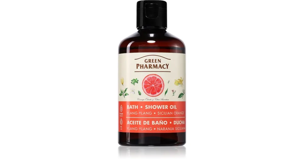 Green PharmacyYlang-ylang & Sicilian Orange Bath Oil frissítő tusfürdőolaj Olcsóbb