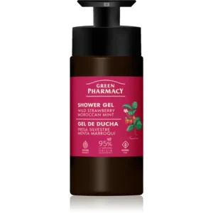 Árcsökkenés Green PharmacyWild Strawberry & Moroccan Mint Oil tusfürdő gél
