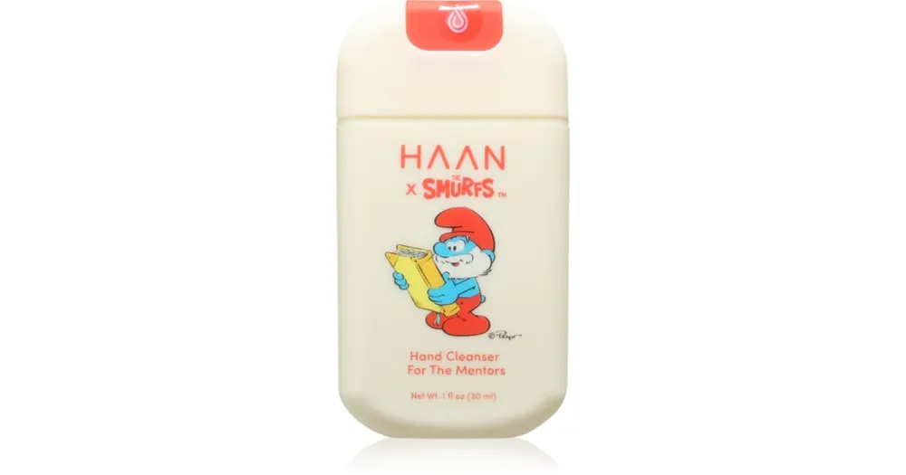 Vedd meg most HAANPapa Smurf kéztisztító spray antibakteriális adalékkal