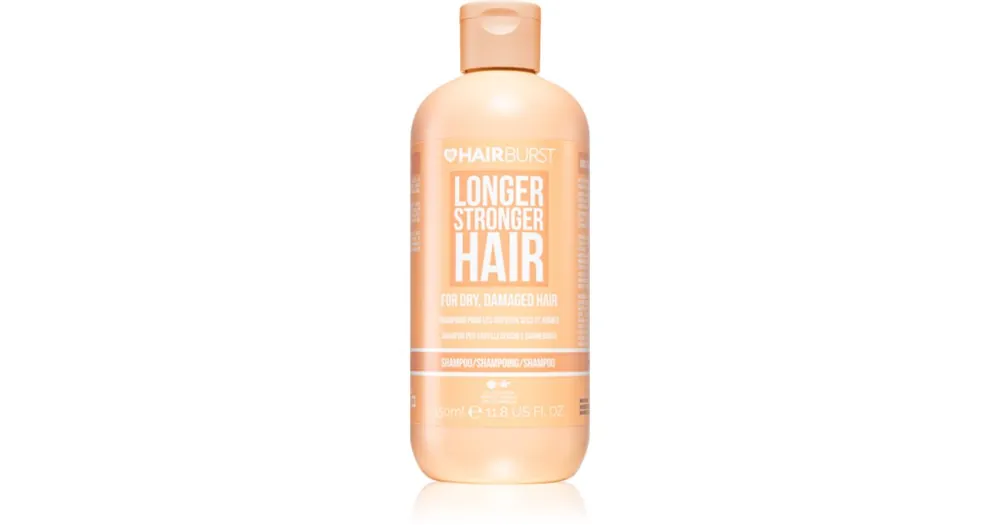 Utolsó esély HairburstLonger Stronger Hair Dry, Damaged Hair hidratáló sampon száraz és sérült hajra