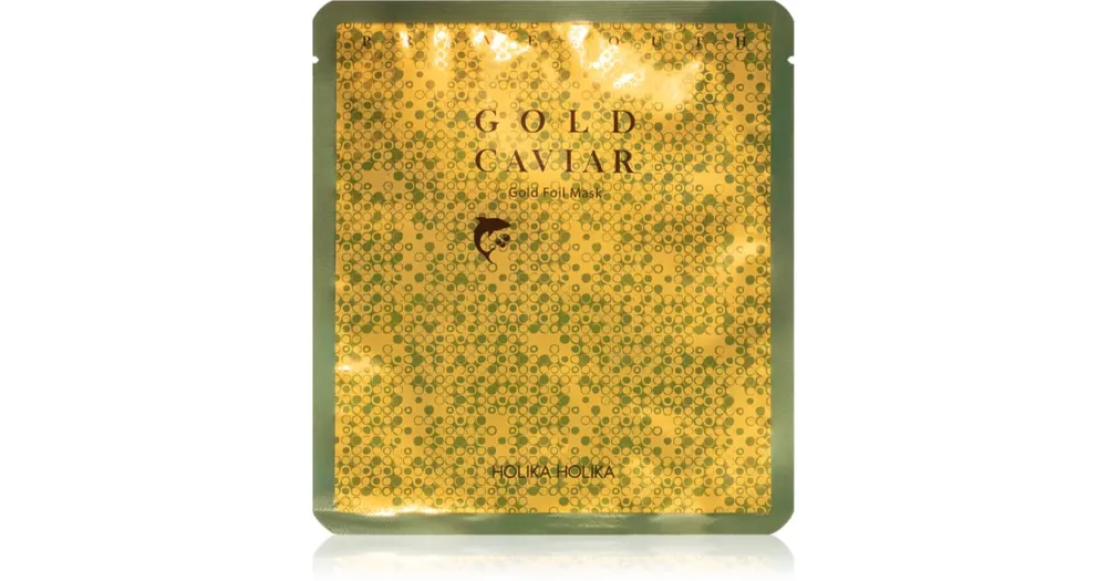 Holika HolikaPrime Youth Gold Caviar ka dezoviár hidratáló maszk aranytartalommal Különleges ajánlat