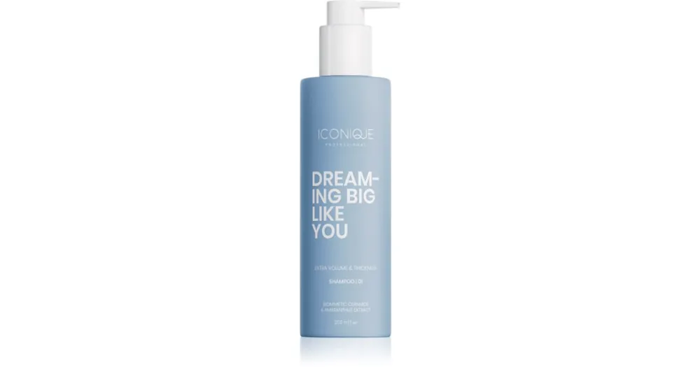 Expressz szállítás ICONIQUE ProfessionalDREAMING BIG LIKE YOU Volume & Thickness sampon dúsabb hatásért