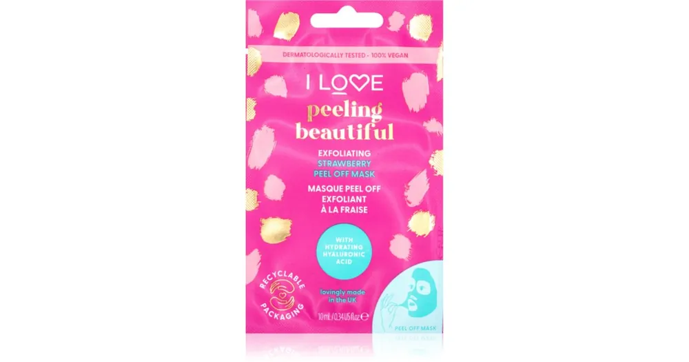 Biztonságos fizetés I LovePeeling Beautiful lehúzható arcmaszk hámlasztó hatással
