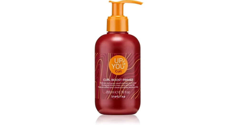 Kedvezmény InebryaUp To You Curl Boost Primer hajformázó krém a hullámos és göndör hajra