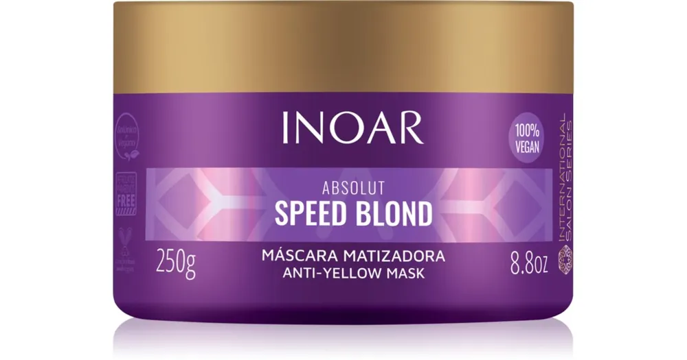 Csak ma INOARAbsolut Speed Blond tápláló tonizáló maszk szőke hajra