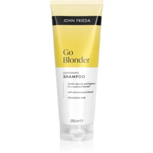 Kedvezményes ár John FriedaGo Blonder Lightening Shampoo világosító sampon szőke hajra