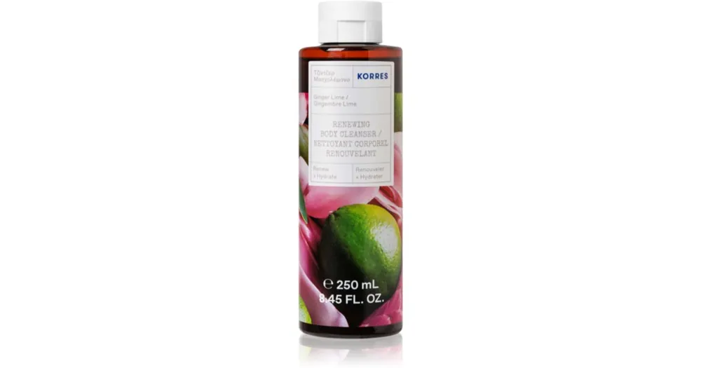 KorresGinger Lime hidratáló tusoló gél Bestseller