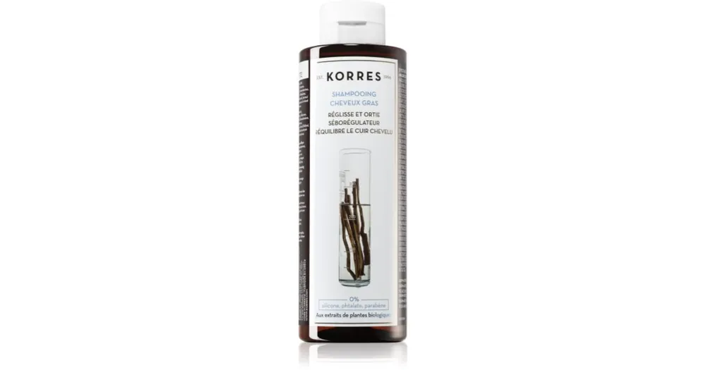 Olcsó KorresLiquorice and Urtica sampon hajolajjal