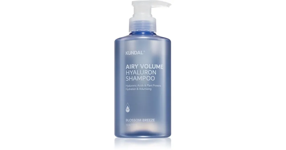 Expressz szállítás KUNDALAiry Volume Hyaluron Shampoo hidratáló sampon dús és fényes hajért
