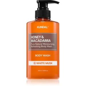 KUNDALHoney & Macadamia White Musk gyengéd tusfürdő gél hidratáló hatással Akció