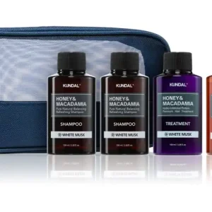 Szuper ajánlat KUNDALHoney & Macadamia White Musk utazó szett kozmetikumokra testre és hajra