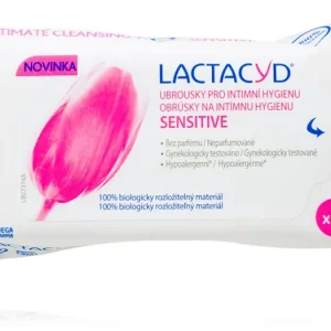 Olcsóbb LactacydSensitive papírtörlők az intim higiéniához
