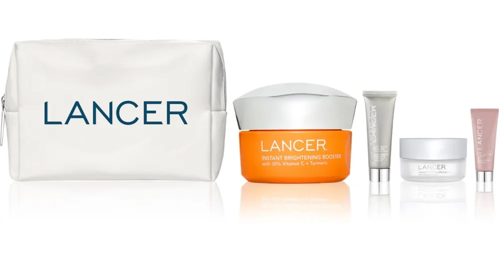 Vedd meg online LANCERINSTANT GLOWING Set szett az élénk és kisimított arcbőrért