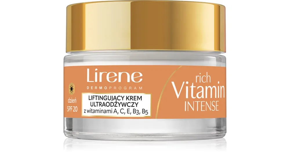LireneRich Vitamin Intense 50+ feszesítő és liftinges nappali krém SPF 20 Kiárusítás
