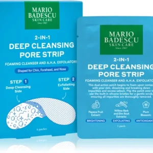 Expressz szállítás Mario Badescu2-in-1 Deep Cleansing Pore Strip tapasz problémás bőrre 2 az 1-ben