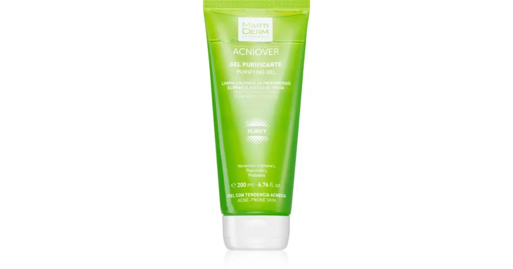 Kedvezmény MartiDermAcniover Purifying Gel tisztító gél pattanások ellen