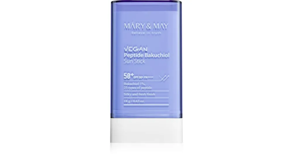 Vedd meg online Mary&MayPeptide Bakuchiol Sun Stick napozó krém stift ránctalanító hatással