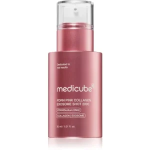 Árcsökkenés medicubePDRN Pink Exosome Shot Serum 2000 regeneráló arcszérum a bőr kisimításáért és a pórusok minimalizásáért