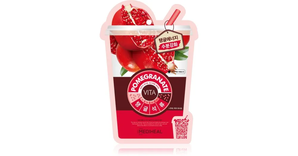MEDIHEALVita Mask Pomegranate hidratáló gézmaszk kollagénnel Azonnal elérhető