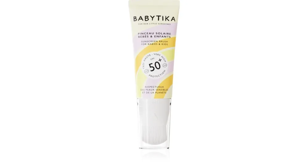 MimitikaBabytika Sunscreen Brush SPF 50+ napozókérm gyerekeknek applikátorral Csak ma