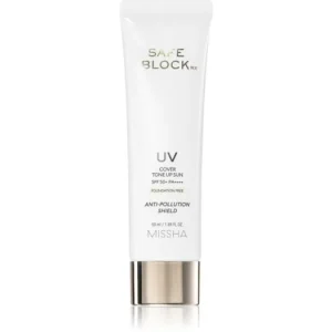 MisshaSafe Block RX Cover Tone Up Sun ásványi védőkrém arcra és érzékeny területekre SPF 50+ Rendeld meg most