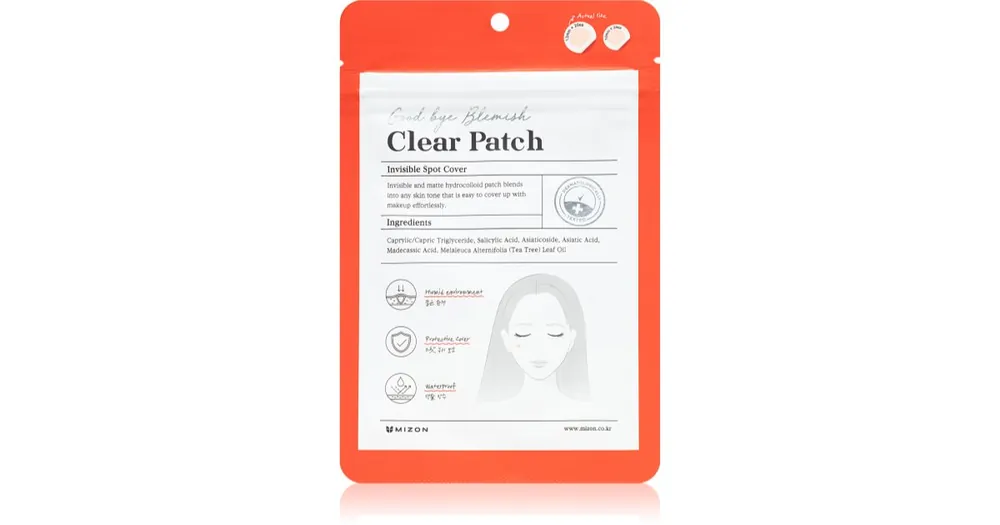 MizonGood Bye Blemish Clear Patch tisztító tapasz pattanások ellen Biztonságos fizetés