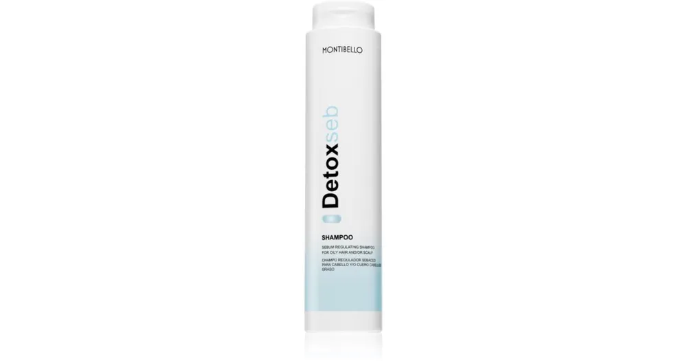 Olcsóbb MontibelloDetoxSeb Sebum Regulating Shampoo normalizáló sampon a zsíros és irritált fejbőrre