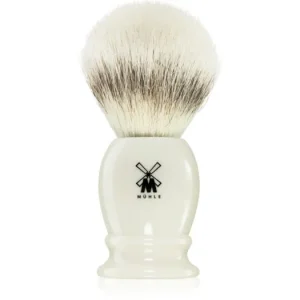 MühleSilvertip Fibre Ivory Resin borotválkozó ecset Azonnali szállítás