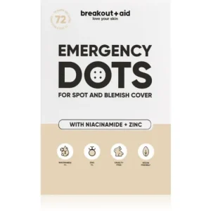Legkelendőbb breakout + aidEmergency Dots For Spots and Blemishes helyi ápolás pattanásos bőrre niacinamiddal és cinkkel