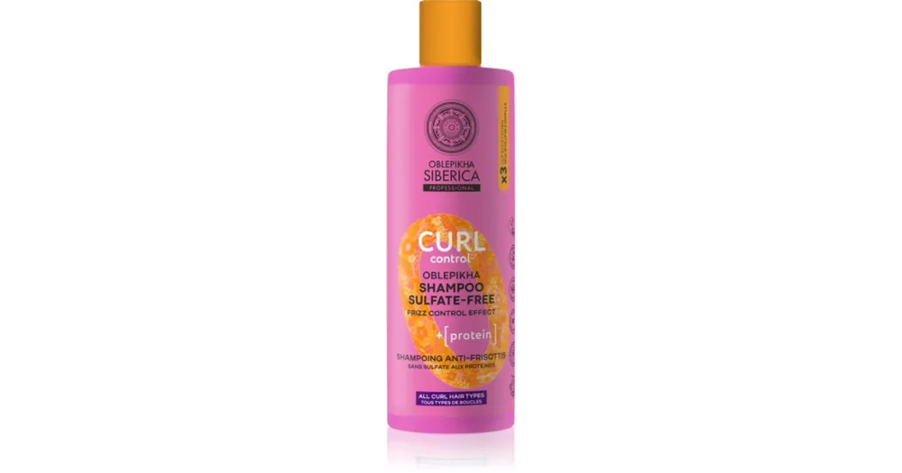 Csak ma Natura SibericaOblepikha Siberica Curl Control proteines sampon göndör hajra