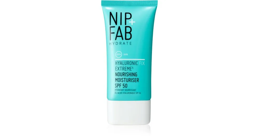 NIP+FABHyaluronic Fix Extreme4 hidratáló arckrém SPF 50 Vásárlói kedvenc