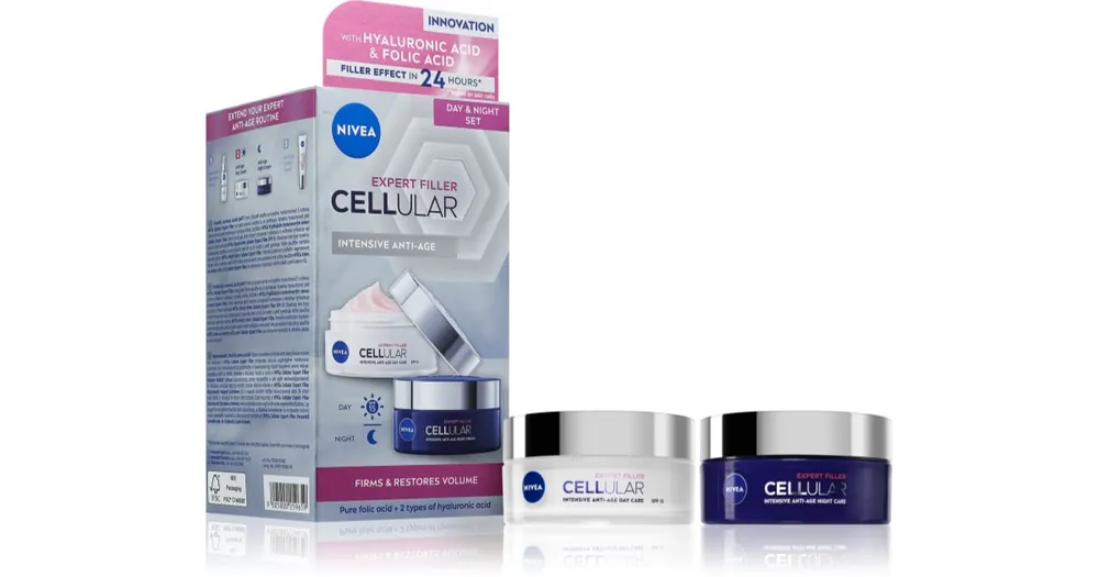 NIVEACellular Expert Filler takarékos kiszerelés az élénk és kisimított arcbőrért Expressz kézbesítés