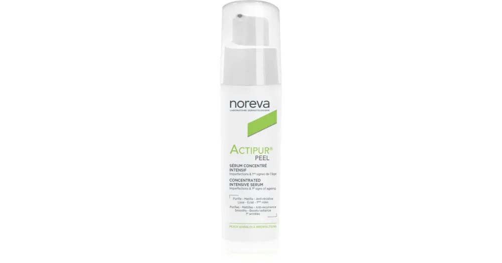 NorevaActipur Peel Concentrated Intensive Serum hámlasztó peeling szérum az aknéra hajlamos érzékeny bőrre Szezonális akció