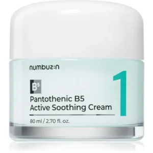 NumbuzinNo. 1 Pantothenic B5 Active Soothing Cream nyugtató arckrém hidratáló hatással Végkiárusítás