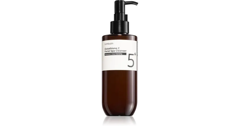Legkelendőbb NumbuzinNo. 5 Glutathione C Facial Spa Cleanser tisztító és sminklemosó olaj az élénk bőrért