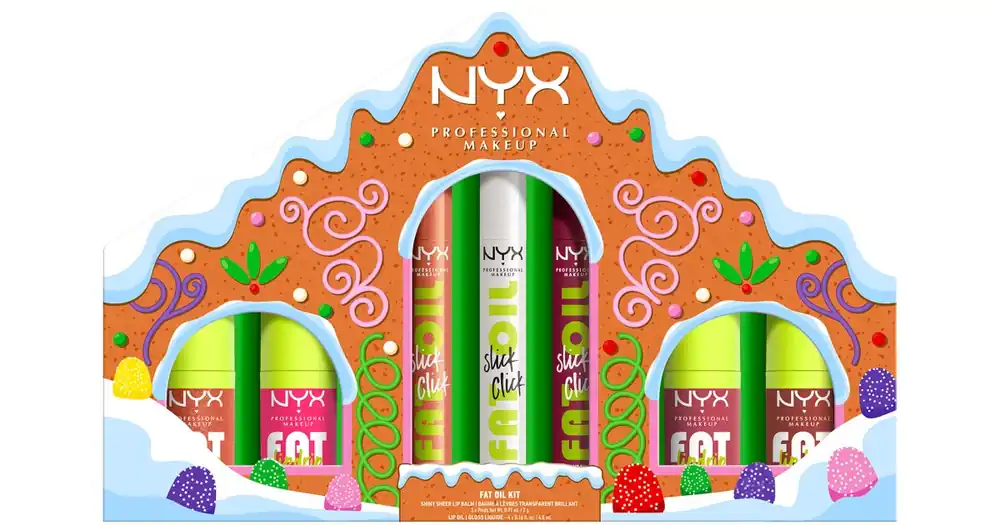 Ajánlat NYX Professional MakeupGingerbaddie Land Fat Oil ajakápoló készlet