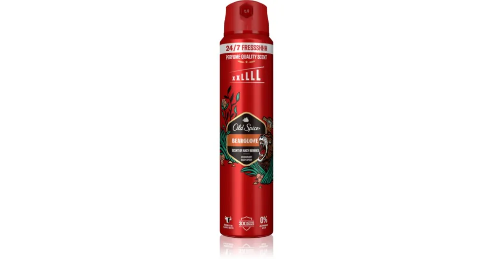 Árcsökkenés Old SpiceBearglove frissítő spray dezodor uraknak