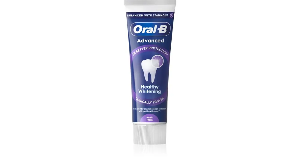 Vásárlói kedvenc Oral-BAdvanced Healthy Whitening gyengéden fehérítő fogkrém